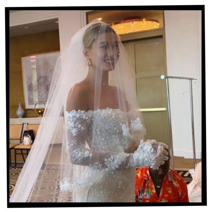 car dealership with hearing loop hailey bieber wedding dress